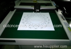 Transparent plastic box cutter plotter