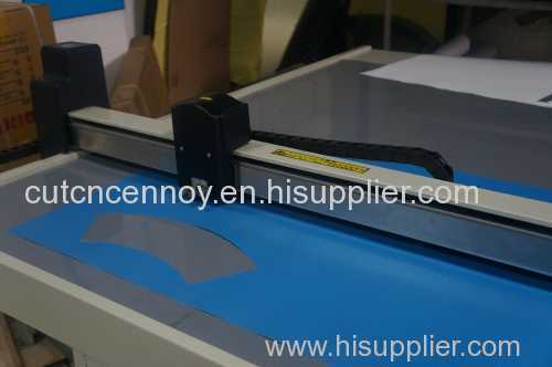 Clear PVC box cutting sample machine 