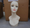 Supply of unbrokeable mannequin heads pvc female mannequin heads wig display head