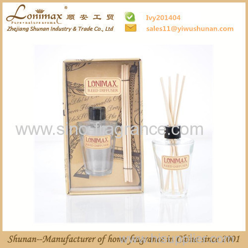 aroma reed diffuser with rattan sticks