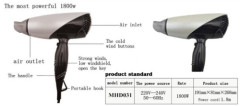 Foldable travel hair drier/hotel hair dryer/salon professional hair blowers