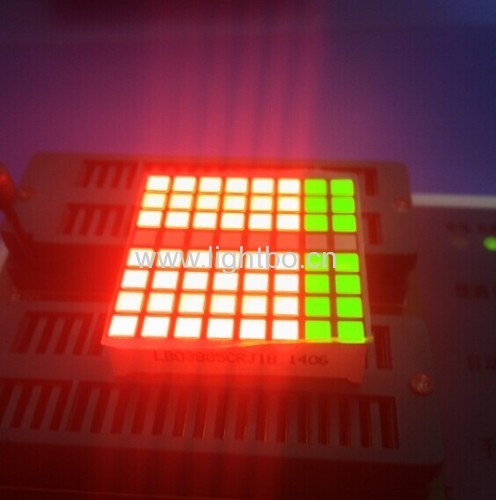Bi-color Super Red & Super Green 3mm 8 x 8 Square Dot Matrix LED Display for Elevator Position Indicator 31.7*31.7*8mm