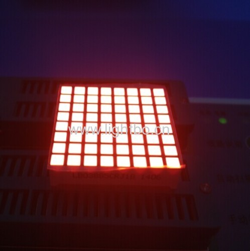 Bi-color Super Red & Super Green 3mm 8 x 8 Square Dot Matrix LED Display for Elevator Position Indicator 31.7*31.7*8mm