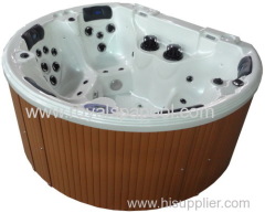 Round Jacuzzi hot tub round outdoor spa fror 5 person