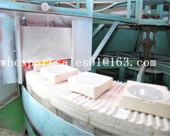 Laminated glass hot bending furnace