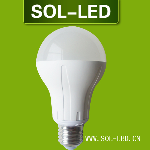 SOL 6W 7W 9W 10W 12W 15W New LED Thermal Plastic bulb