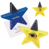 Promotional star shape plastic magnetic clip with printing