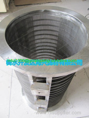 wedge wire screen cylinder for bagasse wedge wire drum screen