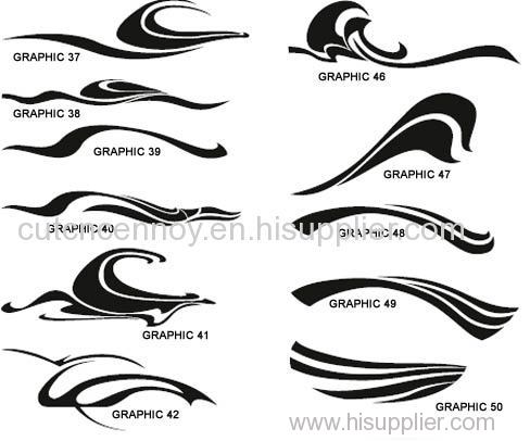 Full Body Car Decal Sticker cutting plotter