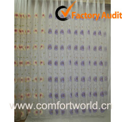 Polyester Embroidery Curtain Fabric