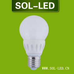 SOL LED Heat Plastic Bulb >400lm >80Ra