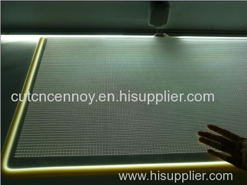 Advertising LED slim light box acrylic resin plexiglass glasswork pmma V cutter groove engraving machine