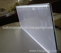 Large custom unique ultra thin light box LGP 3D v cutting machine