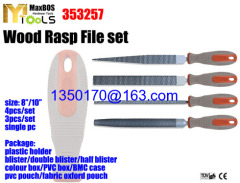 hand steel file set wood rasp set