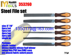 hand steel file set wood rasp set