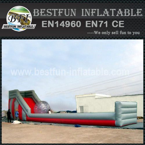 Inflatable zorb tracks Slide