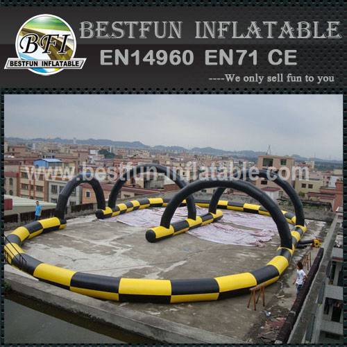 Zorb ball track for zorb games