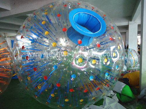 Beautiful dots connection inflatable zorb ball
