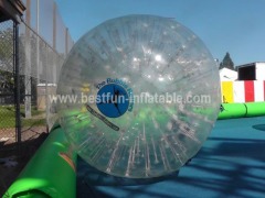 Crazy fun inflatable water roller ball