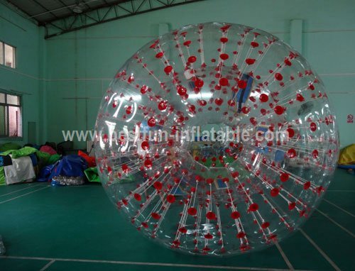 Inflatable zorb hamster zorbing ball