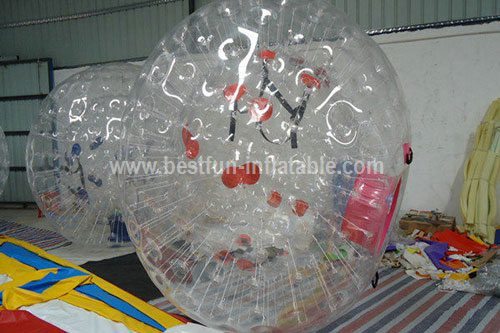 Commercial grade inflatable grass ball