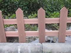DIY flexable water resistance wpc fence