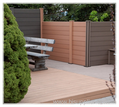 100% recyclable wpc fences