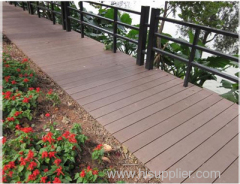 Outdoor Wood Plastic Composite Railing Beam WPC Fence