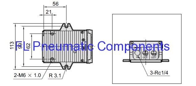 Mindman Foot Pedal Valve