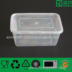 Microwaveable Plastic Food Storage Food Container 1500ml