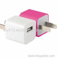 Single USB US Plug Travel Charger ( MUT)