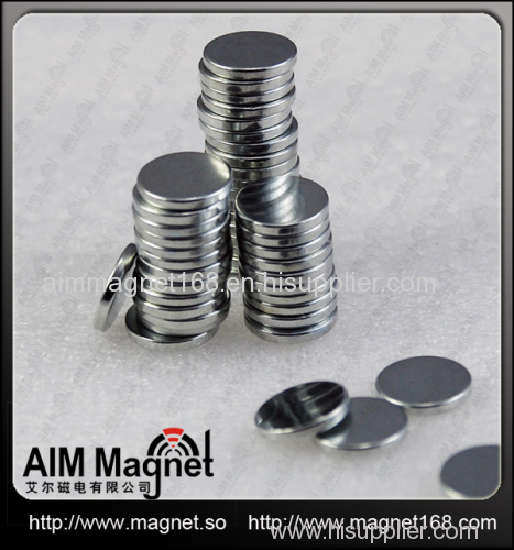 Neodymium Magnet 3/4 x 1/16 inch Disc N48