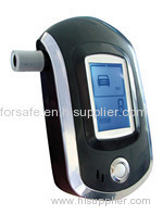 Digital alcohol breathalyzer with mouthpiece