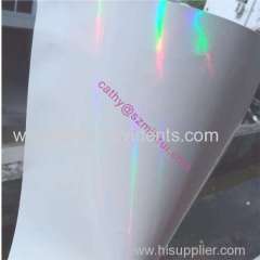 Anti-fake hologram feature usage and supply custom security destructive sticker label papers