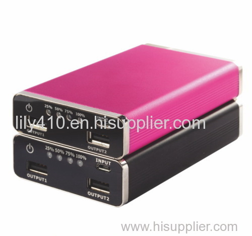 Portable Power Bank 8000mah & Li-polymer USB External Power Supply