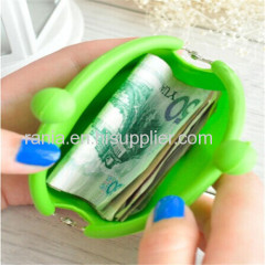 fashionable mini purse / ladies purse / silicone purse / coin change purse