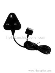 EU Plug Travel Charger with fixed cable