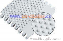 Cone Top 800 Modular plastic Conveyor Belt for machinery