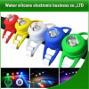 super bright mini silicone led bicycle light low power cycle light