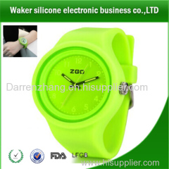 Silicone Rubber Wrist Gift Watch High Quality Elastic Wrist Band