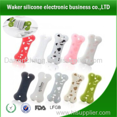 2014 Promotion silicone dog bones cable winder