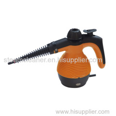 Orange color VDE cord steam cleaner handheld portable