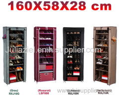 All Types Of High Quality Adjustable Shoe Rack with non woven fabric cover