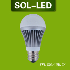 LED Bulb 7W 520lm CRI>80Ra 3 years warranty