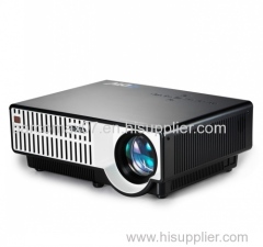 Barcomax LED projector HD 1080p with AV VGA HDMI USB SD card(media player) Input for business home KTV