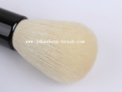 White Goat Hair Black Handle Blush Brush