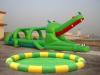 OEM Playground 0.9mm PVC Inflatable Swimming Pools / Not Rust and Easy to Pull Zip