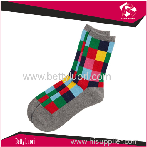 Check Multi Color Socks for Unisex