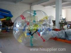 transparent Body Zorbing with color strip