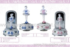 Polyresin Ballerina Clockwork Spring Musical Gifts